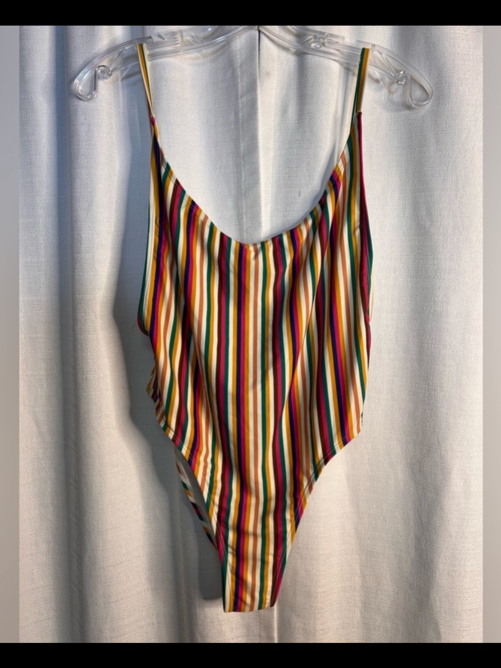 Urban Outfitters Out From Under The Kendall Striped One Piece Swimsuit NWOT